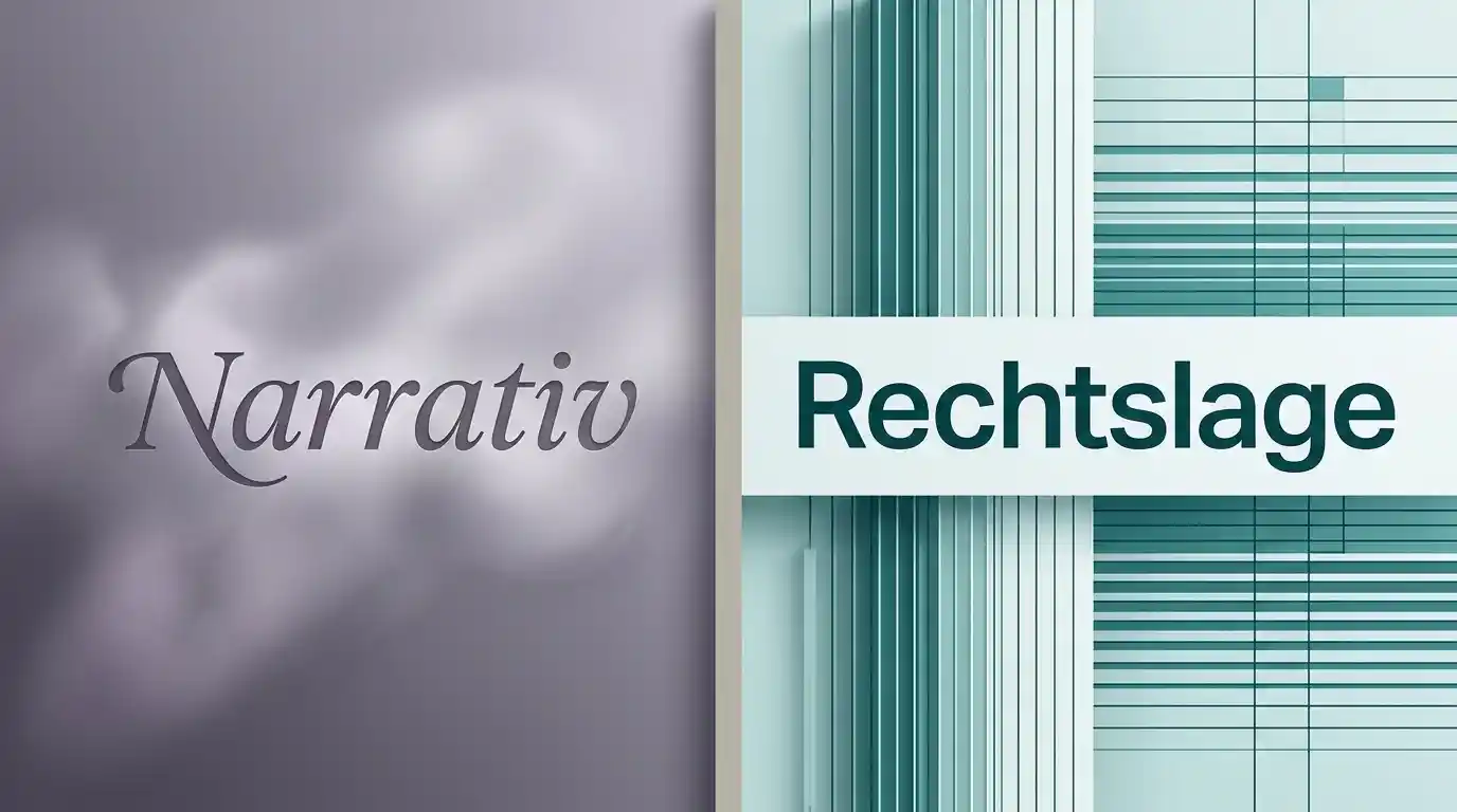Gegenüberstellung des Grauzonen-Narrativs der Affiliate-Quellen mit der klaren Rechtslage nach Strafgesetzbuch und Behördenposition