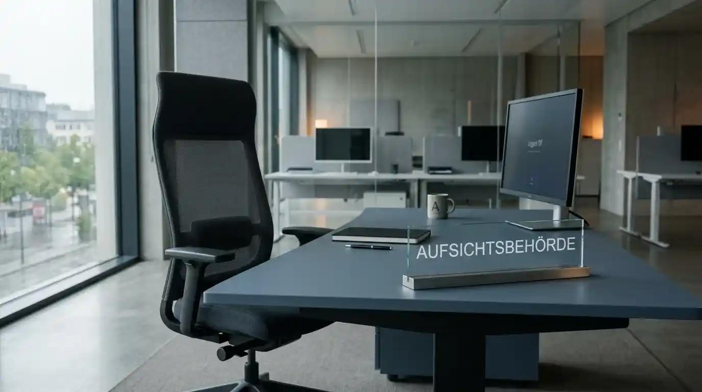 Leerer Aufsichtsposten als Symbol für fehlende behördliche Kontrolle